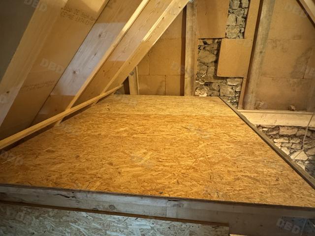 Technical room in the attic: insulation and boarding, Bergstraße, 3